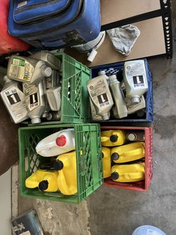 Mobile One Oil And Prestone Antifreeze