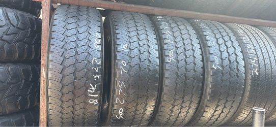 SET OF FOUR LT27570r18 BRIDGESTONE HT TIRES
