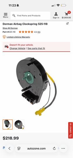 Clock Spring Jeep TJ 525-118