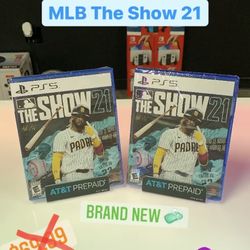 MLB The Show 21 For Ps5 **BRAND NEW**