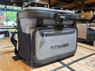 NEW! TITAN PRO 40 Can Iceless Zipperless Cooler – Grey