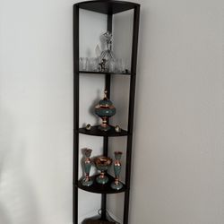 Corner Floor Lamp With Shelves 