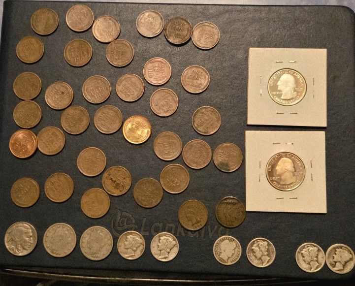 Lot Of Misc U.S. Coins, To Include 6 Silver Dimes