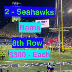 Seahawks Rams Tickets 