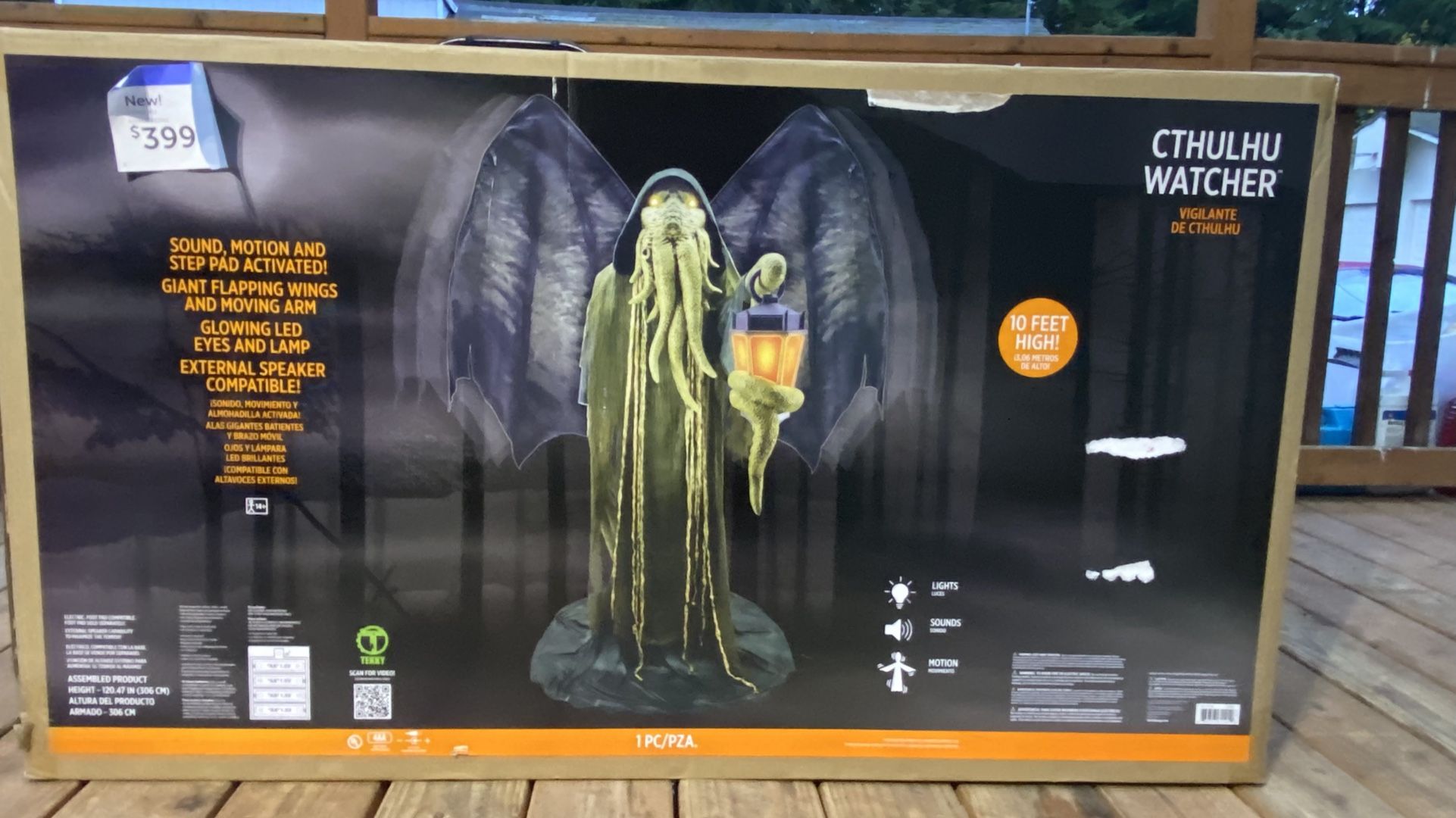 Cthulhu Watcher Halloween Animatronic