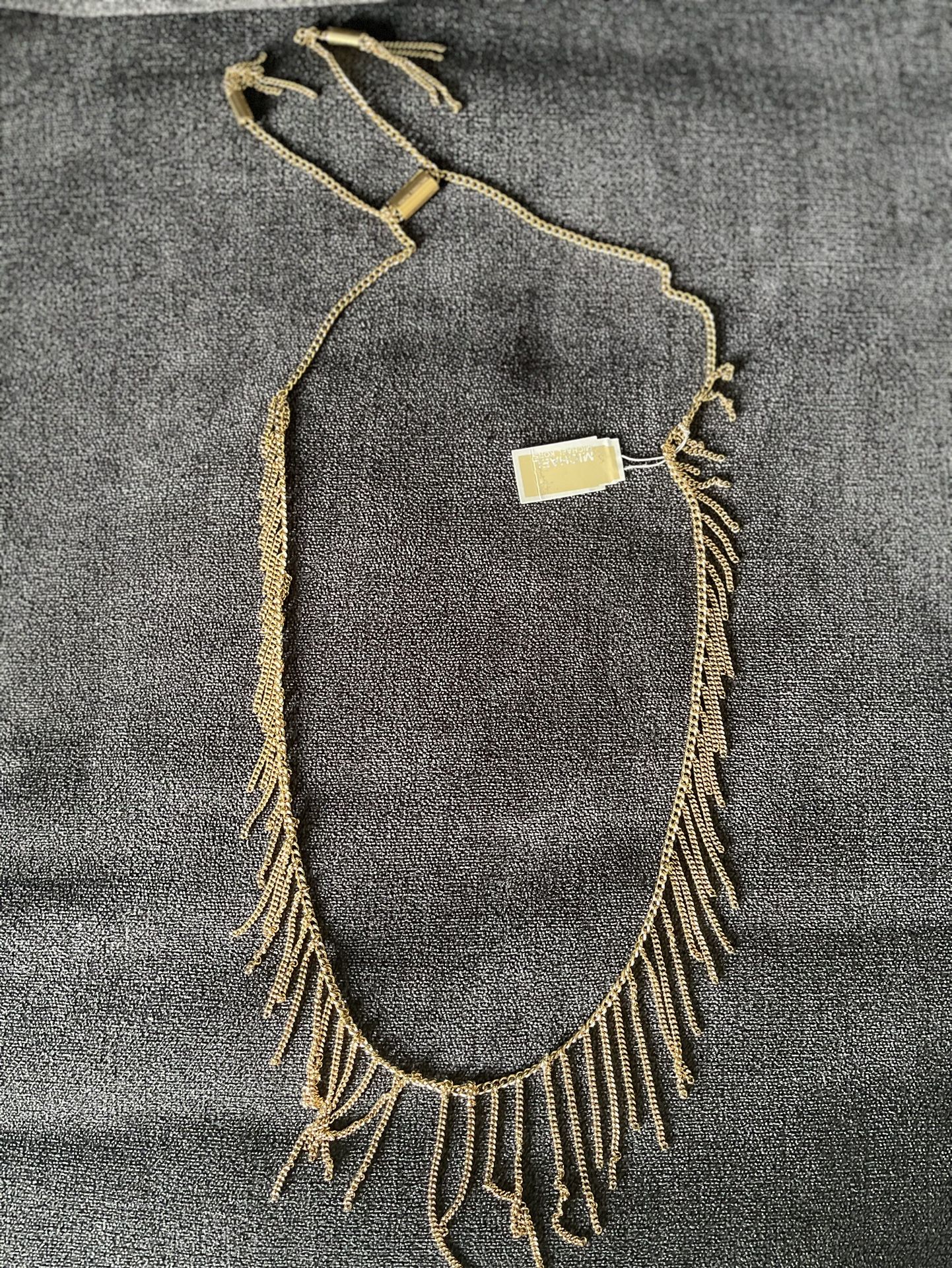 Michael Kors Fringe Necklace 