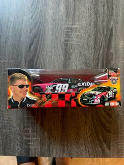 SIGNED Jeff Burton #99 Exide NASCAR 1:24 Diecast – Racing Champions – Autographed