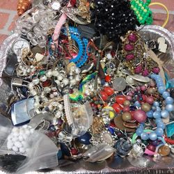 Jewelry Lot For Arts And Craft Necklace Watches Pin Bracelets Pendant Anklet Jewelry