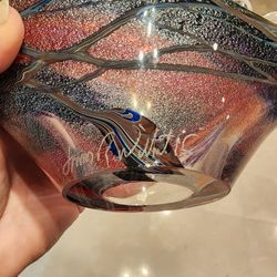 Art Glass Menorah