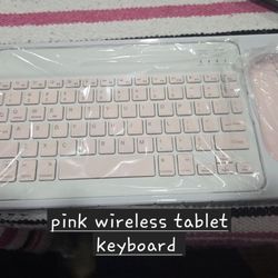 Wireless Bluetooth tablet keyboard