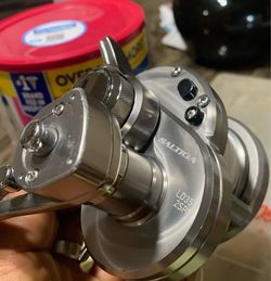 Phenix custom quality rod paired with a Daiwa Saltiga LD35 2-Speed Narrow reel.