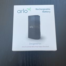 Arlo Doorbell Camera Rechargeable Battery (Never Used In Sealed Box)