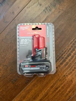 Milwaukee M12 RedLithium High Output XC5.0 Battery