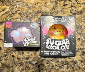 Nee Doh Cloud Pleaser & Scrunchems Sugar Axolotl