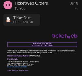 2 Power season finale tix for free 7pm Paley Center 2/7