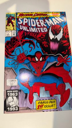 Spider-Man Unlimited #1 (1993) - Maximum Carnage Begins Here! 1st Shriek