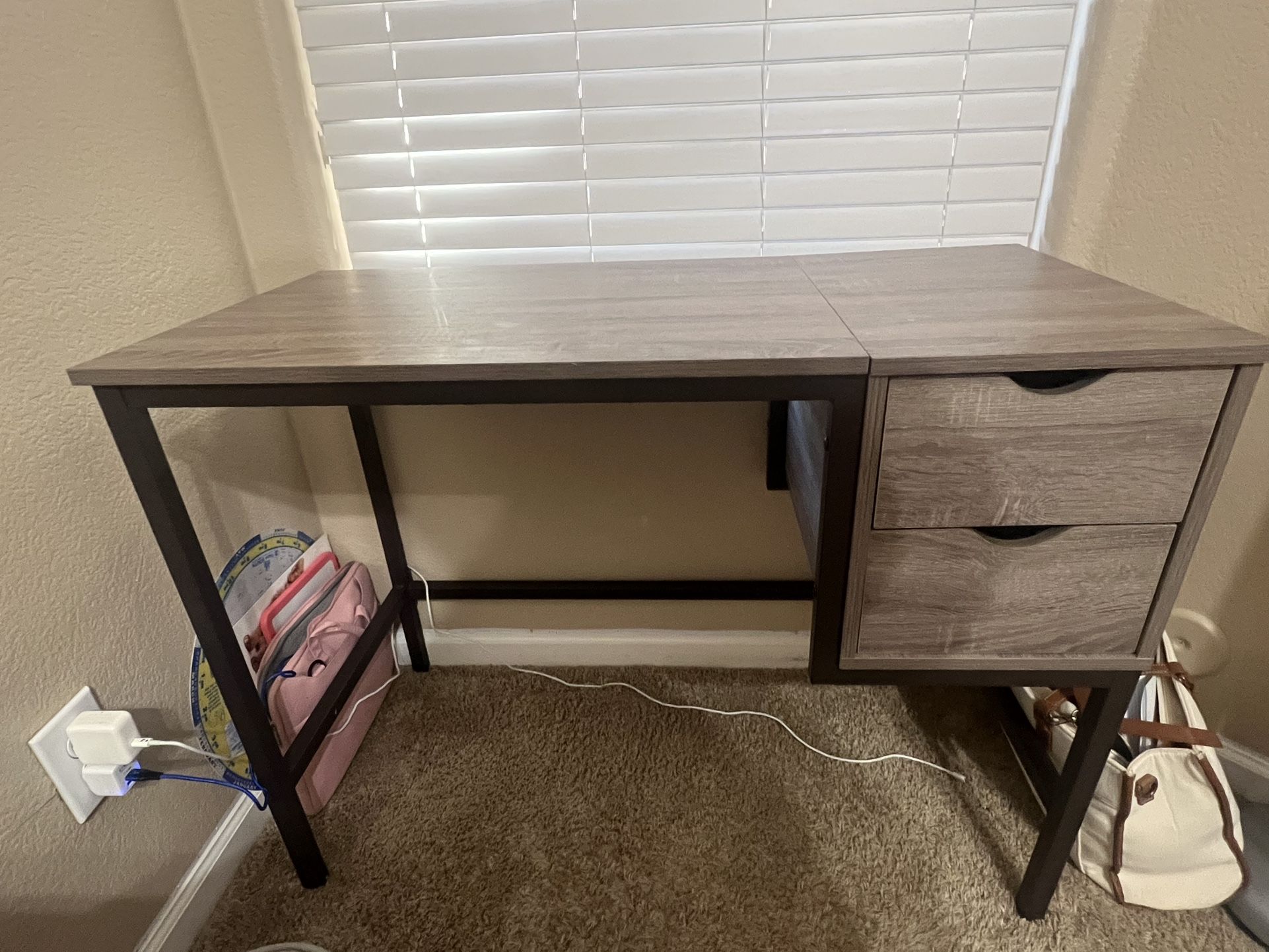 Clarke gray desk
