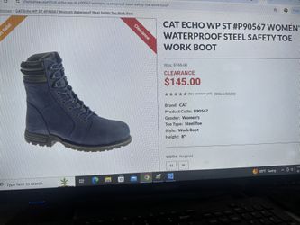 New Women CAT Boots In Box Size 8