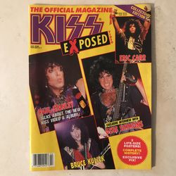 Kiss Band Exposed Official Magazine 1987