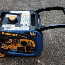  Dual Fuel Firman Generator 4000watt