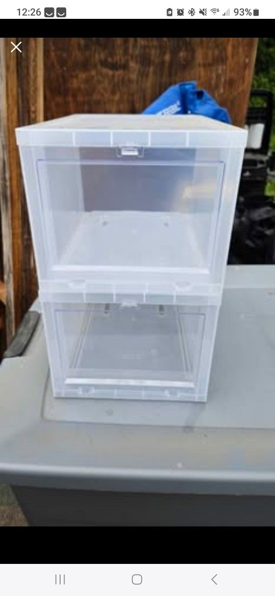 Container Store Drop Front Shoe Container