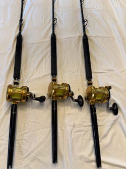 One Combo Penn International 16 VS Reel With Black Bart Blue Water Pro Rod
