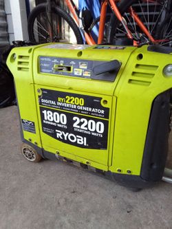 $150 Ryobi 2200 generator