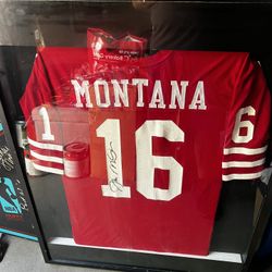 Joe Montana Autographed Jersey.