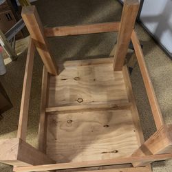 Unfinished Solid Pine Table - Endless DIY Potential!