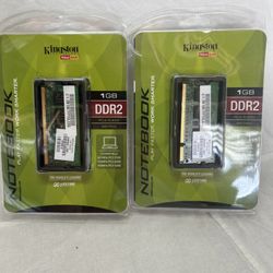 Kingston PC2-5300 1GB SO-DIMM 667 MHz DDR2 SDRAM Memory (KVR667D2SO/1GBR)