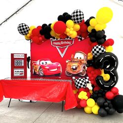 Cars Theme Balloons
