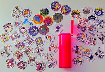 Set Of Old School Pogs