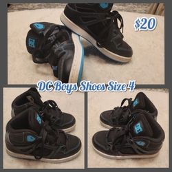DC Boys Shoe Size 4