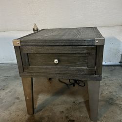 Side Table With Outlet