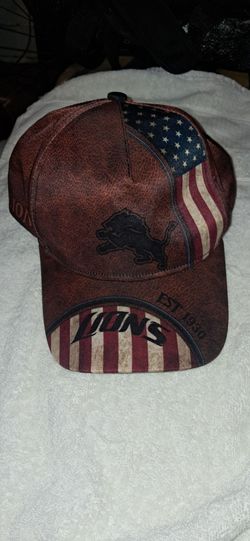 Detroit Lions Patriotic-Style Snapback Ballcap, Est. 1930 New