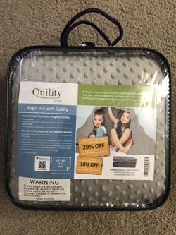 Premium Weighted Blanket 41”X60” 7LBS Grey