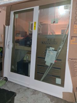 glass sliding doors  with keys obo