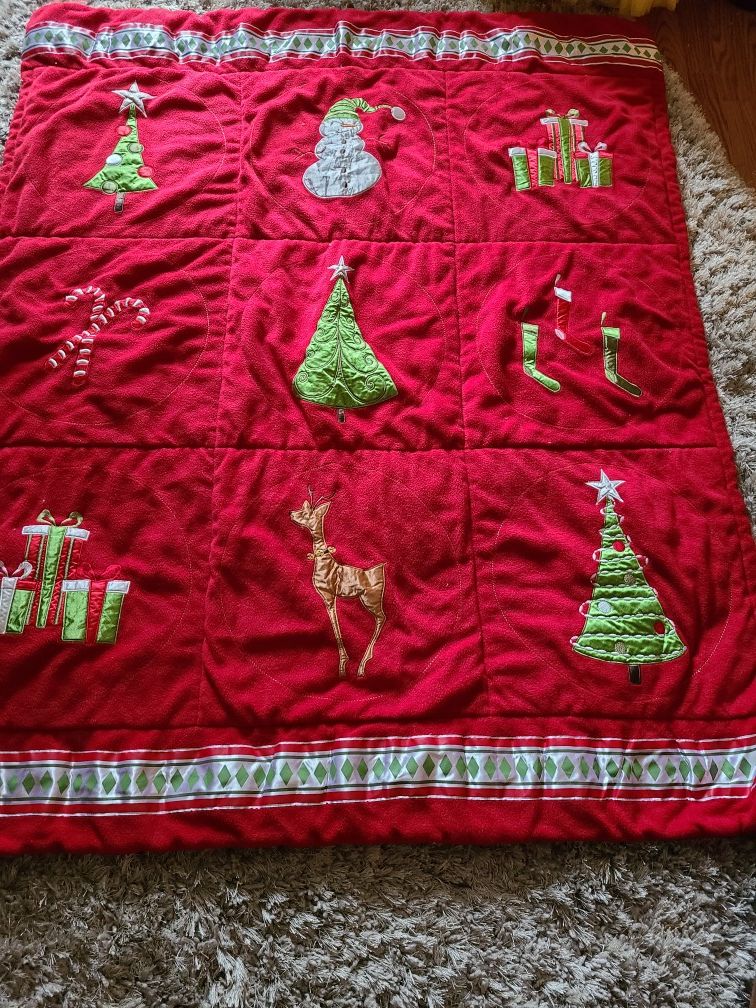 Beautiful Christmas blanket