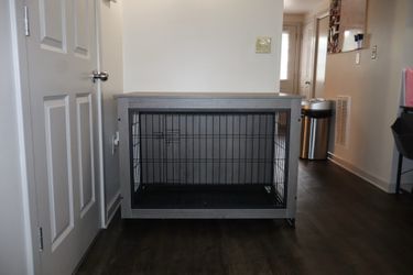 Grey Dog Crate