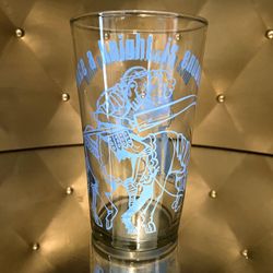 Vintage Risqué Collectible Bar Glass