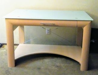 Desk and File cabinet