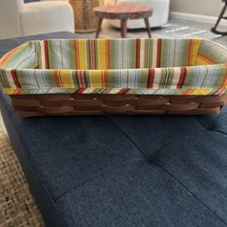 Longaberger Basket 2008 Basket And Liner 