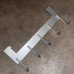 Over-the-door Hook Rack - Silver