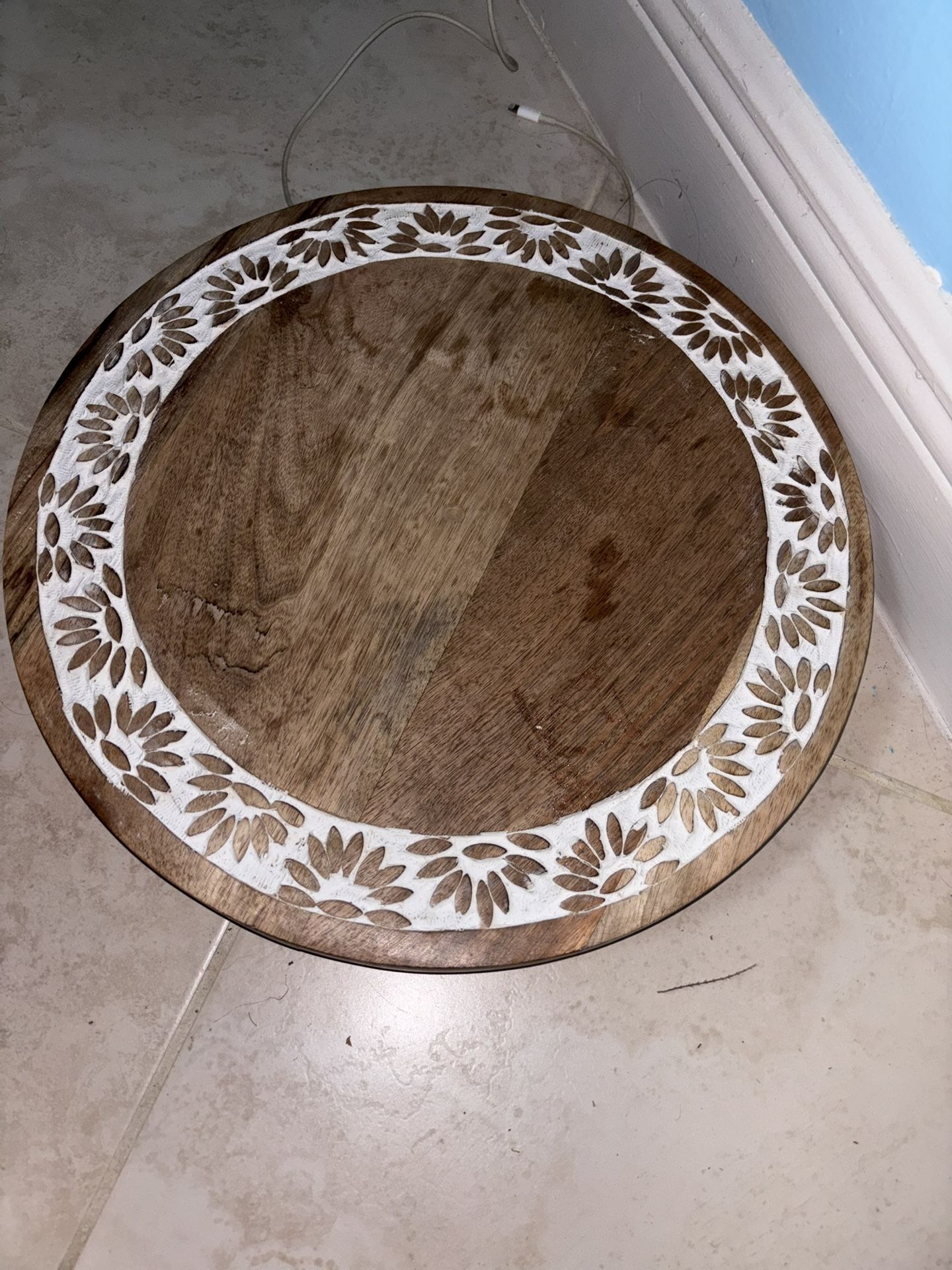 Wooden Dining Table Turntable