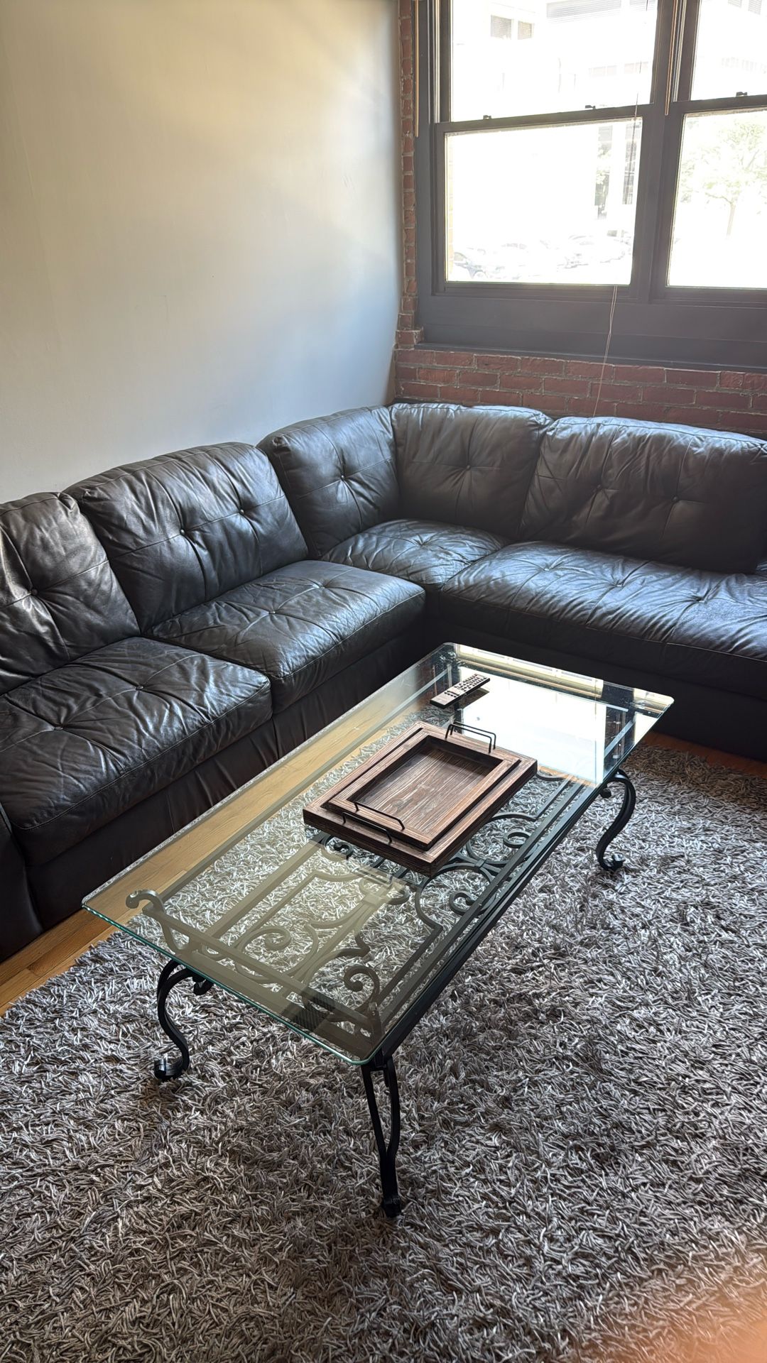 Sectional Leather Couch