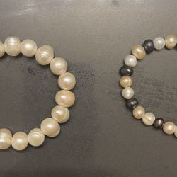 Uncut Pearl Bracelets