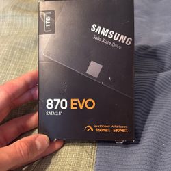 Samsung 870 Evo 1 Tb solid state Drive