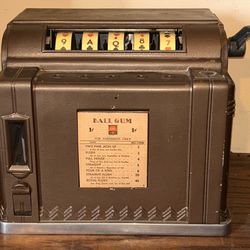 Ca. 1934 ROCK-OLA HOLD AND DRAW Mfg., Trade Stimulator Poker gambling slot machine