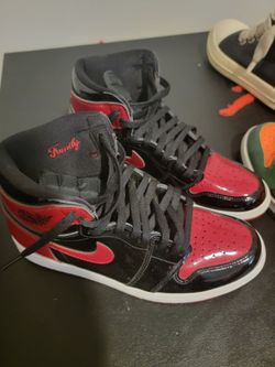 Jordan 1 OG high Bred patent leather size 9.5 Men
