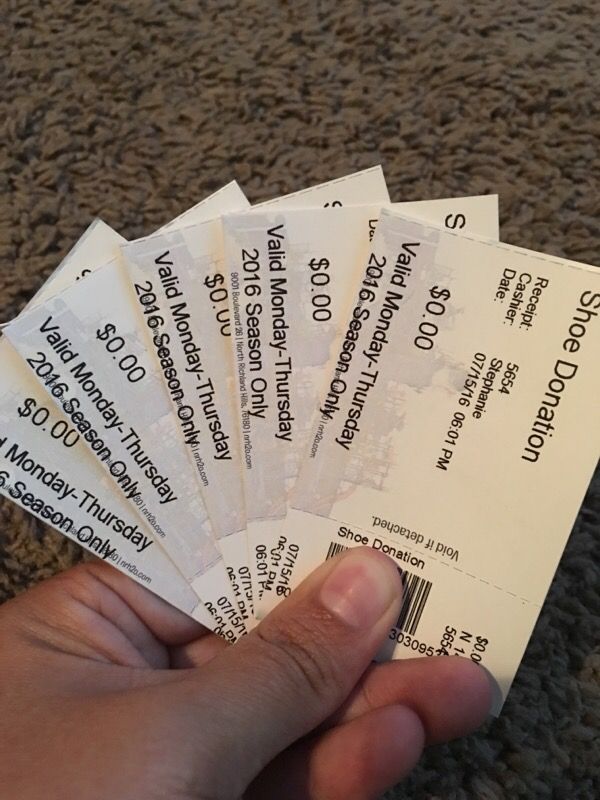 NRH20 TICKETS 5 AVAILABLE
